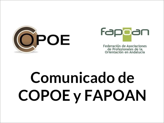 Comunicado de COPOE y FAPOAN contra la vinculación entre Ciclos Formativos de Grado Superior y estudios universitarios en Andalucía
