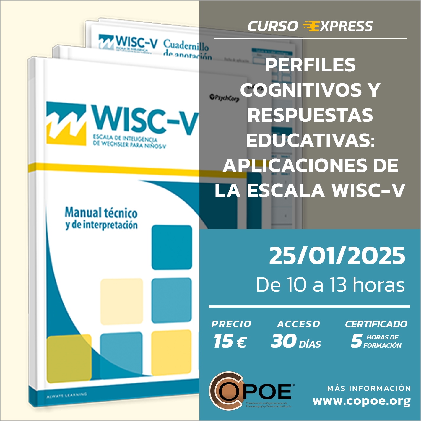 Curso online express de COPOE: 