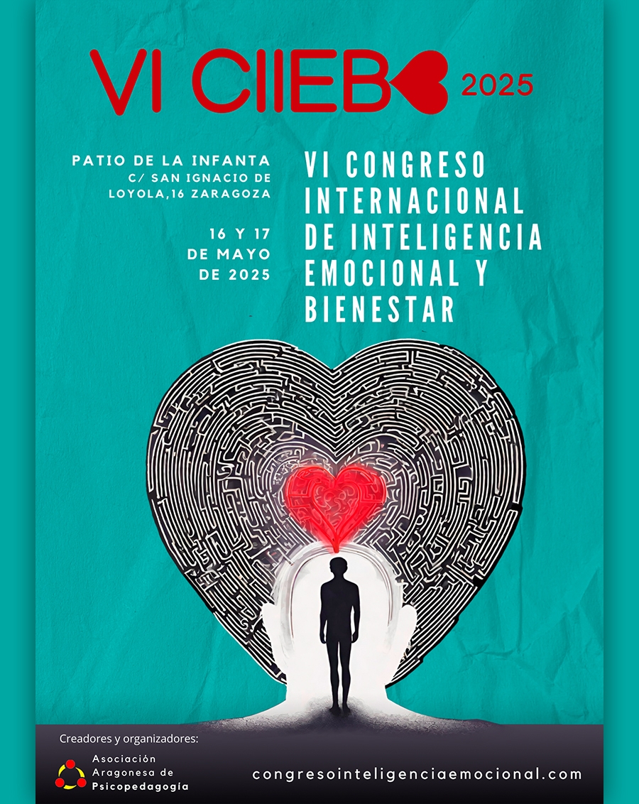CIIEB 2025: VI Congreso Internacional de Inteligencia Emocional y Bienestar, 16 y 17 de mayo en Zaragoza